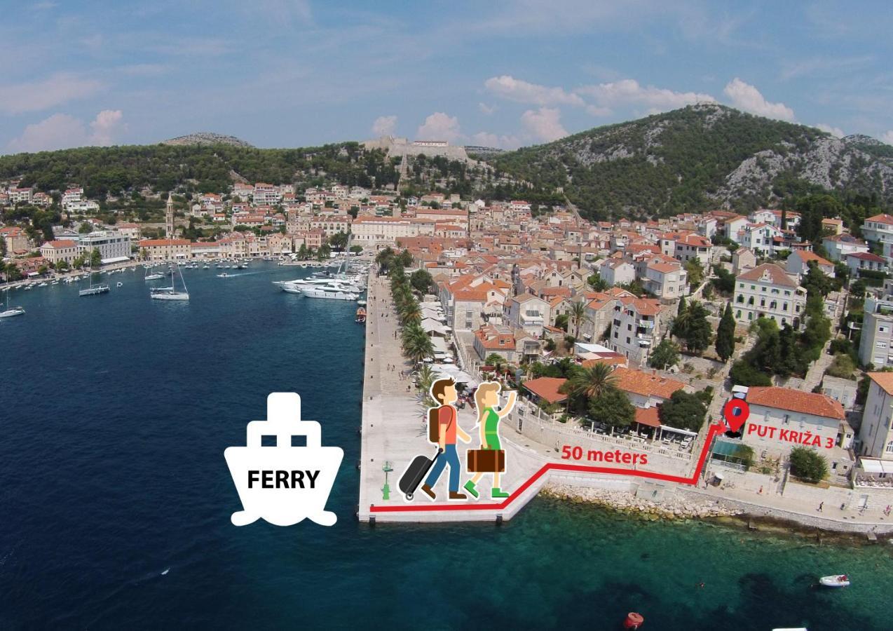 Seafront Rooms Hvar Town Exterior foto